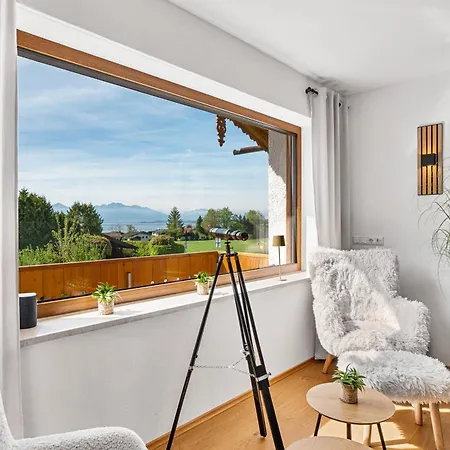 Apartment Am - Seeblick Bergblick Modern Neu Seeon-Seebruck